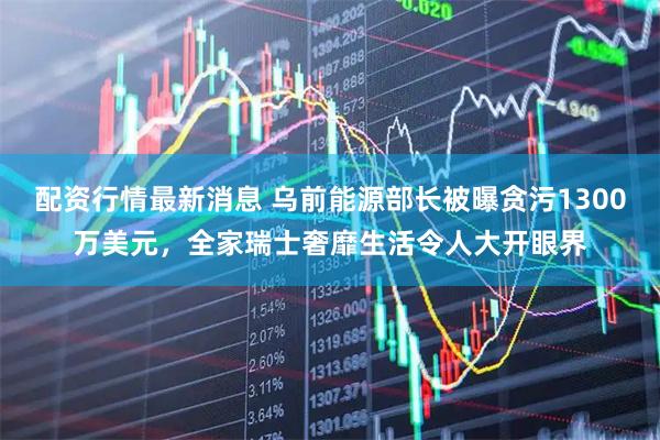 配资行情最新消息 乌前能源部长被曝贪污1300万美元，全家瑞士奢靡生活令人大开眼界